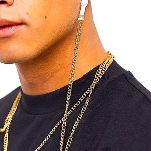 Gold Chain for Earbuds